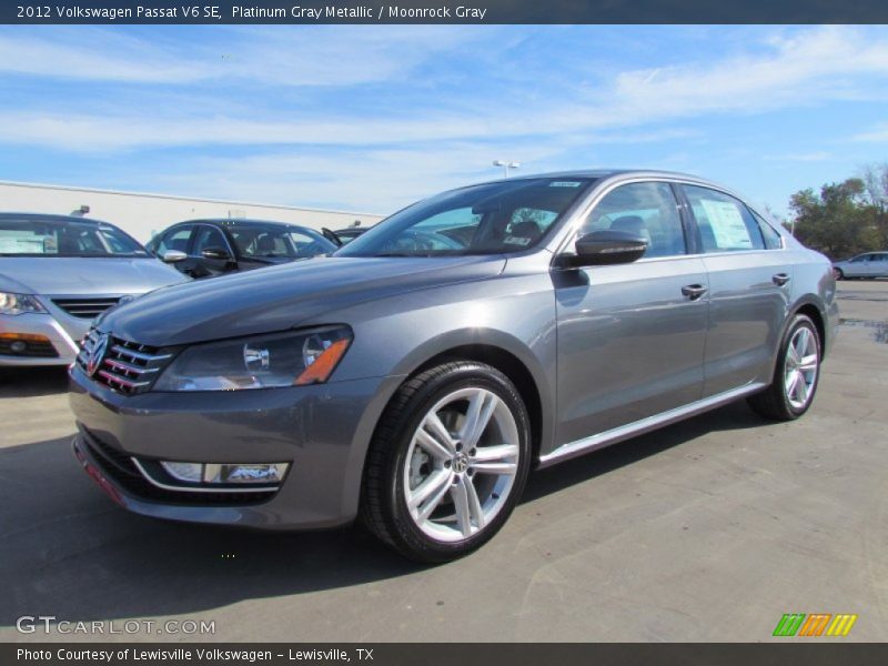 Platinum Gray Metallic / Moonrock Gray 2012 Volkswagen Passat V6 SE