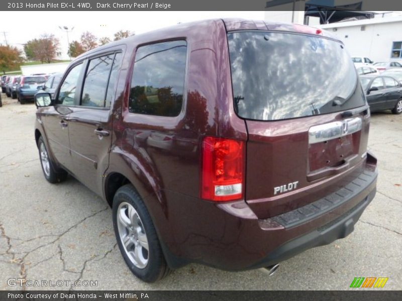  2013 Pilot EX-L 4WD Dark Cherry Pearl