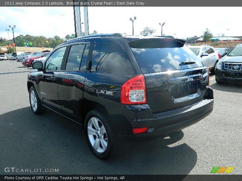 Brilliant Black Crystal Pearl / Dark Slate Gray 2011 Jeep Compass 2.0 Latitude