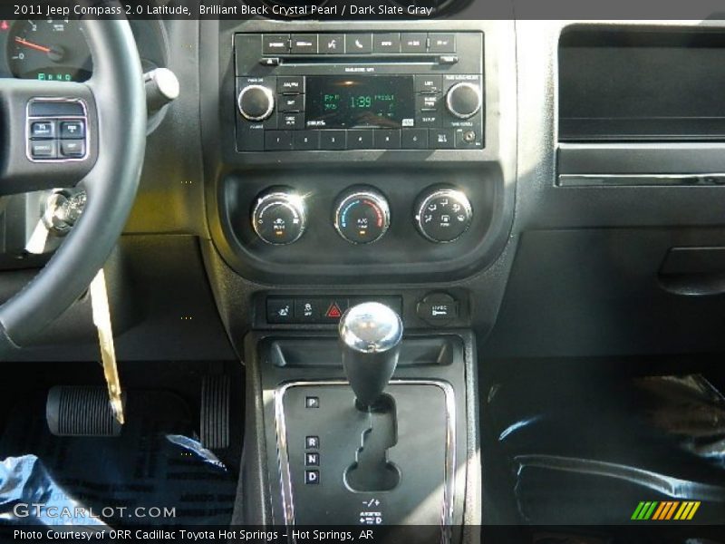 Brilliant Black Crystal Pearl / Dark Slate Gray 2011 Jeep Compass 2.0 Latitude