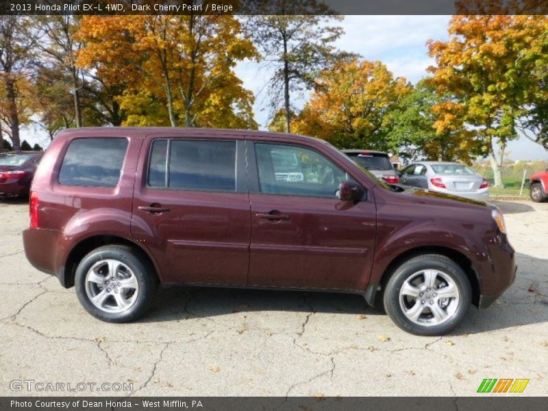  2013 Pilot EX-L 4WD Dark Cherry Pearl
