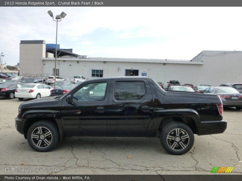 Crystal Black Pearl / Black 2013 Honda Ridgeline Sport