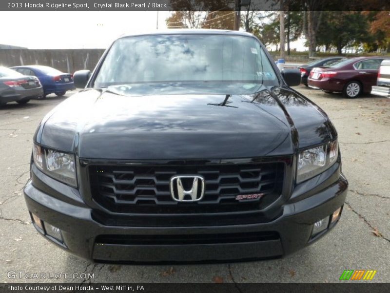 Crystal Black Pearl / Black 2013 Honda Ridgeline Sport