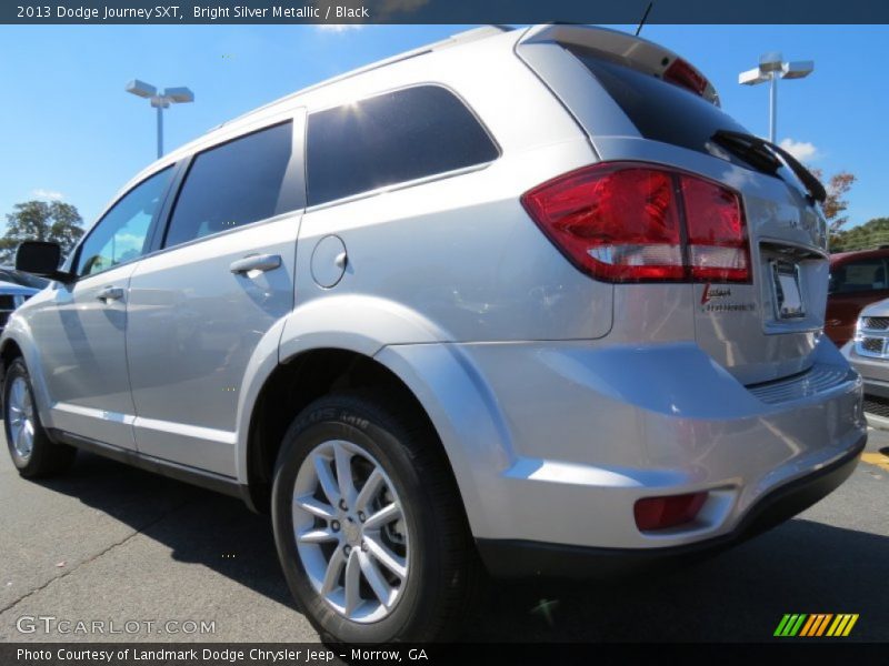 Bright Silver Metallic / Black 2013 Dodge Journey SXT