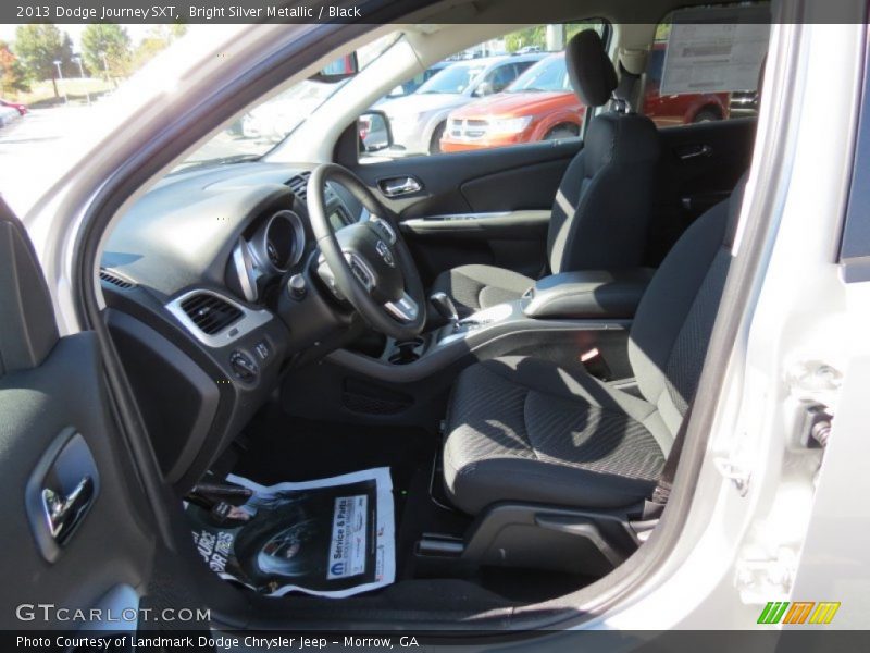 Bright Silver Metallic / Black 2013 Dodge Journey SXT