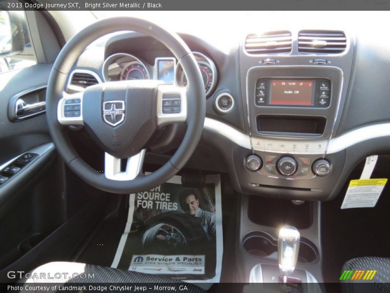 Bright Silver Metallic / Black 2013 Dodge Journey SXT