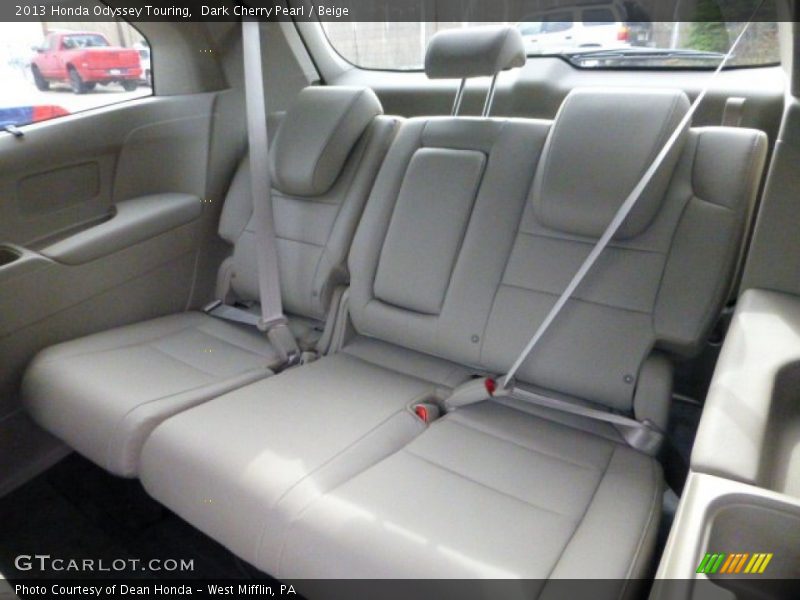 Rear Seat of 2013 Odyssey Touring