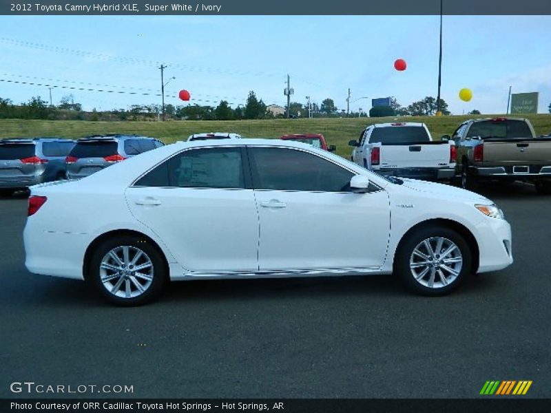 Super White / Ivory 2012 Toyota Camry Hybrid XLE