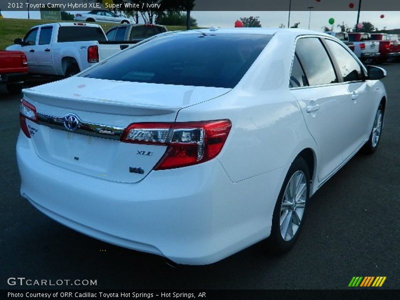 Super White / Ivory 2012 Toyota Camry Hybrid XLE