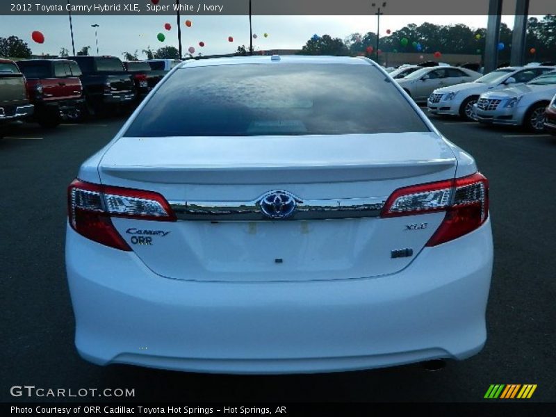 Super White / Ivory 2012 Toyota Camry Hybrid XLE