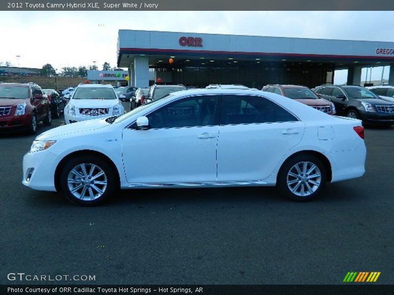 Super White / Ivory 2012 Toyota Camry Hybrid XLE