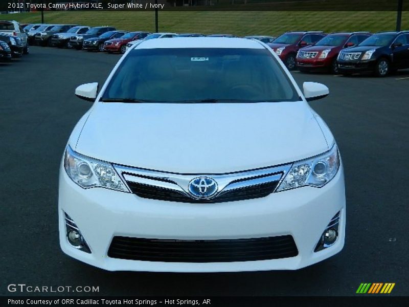 Super White / Ivory 2012 Toyota Camry Hybrid XLE