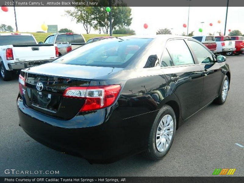 Attitude Black Metallic / Ivory 2012 Toyota Camry L