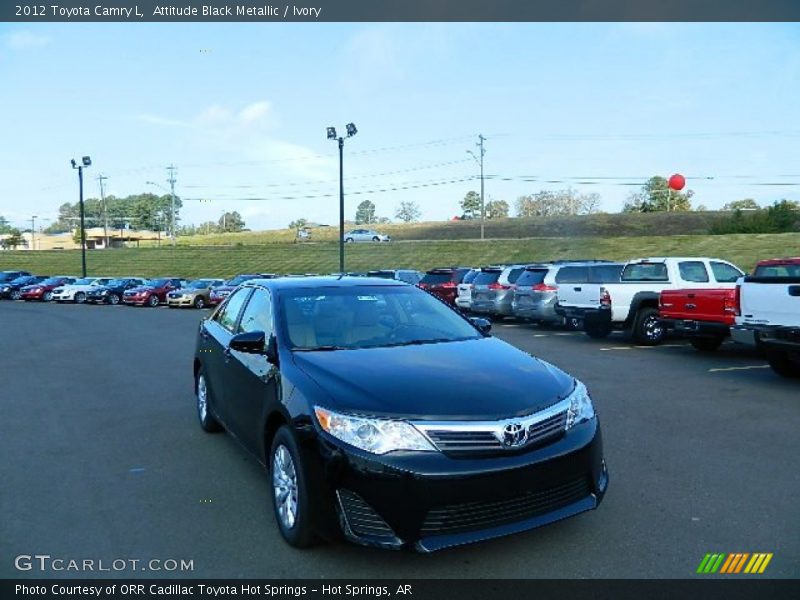 Attitude Black Metallic / Ivory 2012 Toyota Camry L