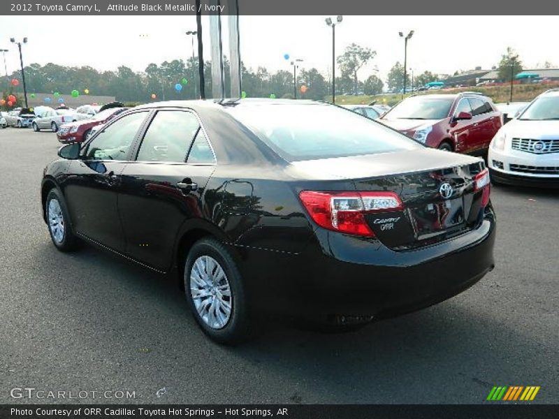 Attitude Black Metallic / Ivory 2012 Toyota Camry L