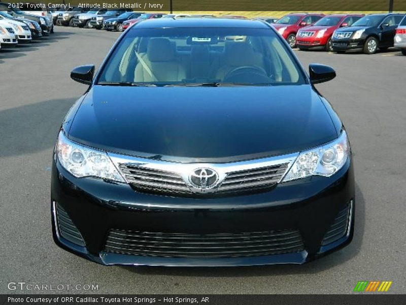 Attitude Black Metallic / Ivory 2012 Toyota Camry L