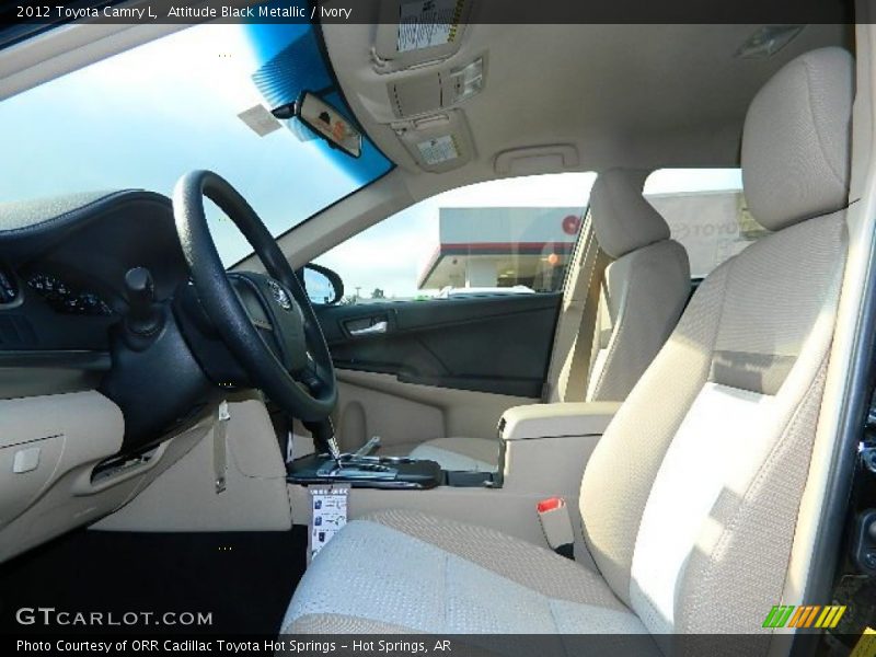Attitude Black Metallic / Ivory 2012 Toyota Camry L