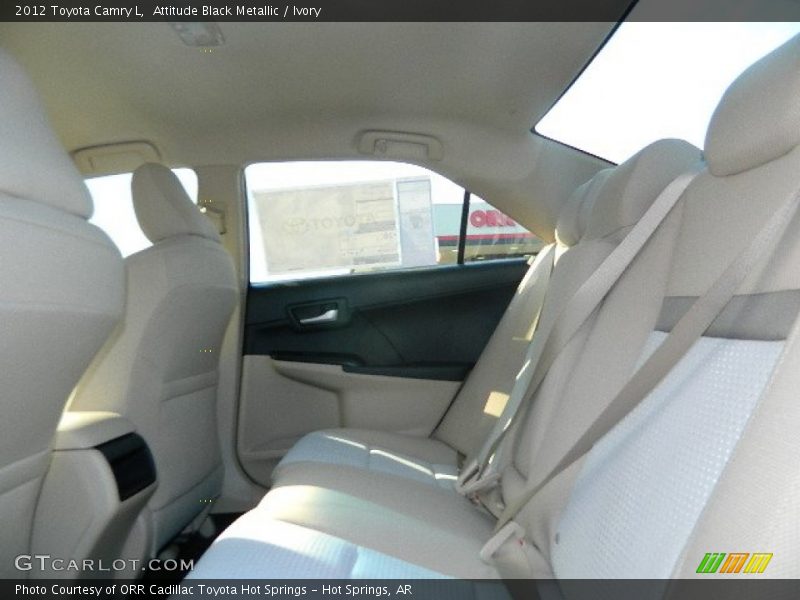Attitude Black Metallic / Ivory 2012 Toyota Camry L