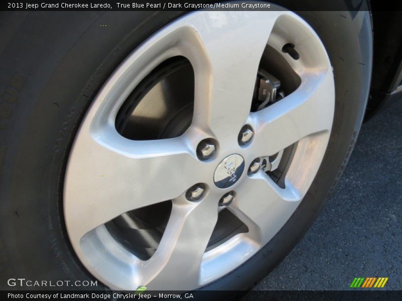 True Blue Pearl / Dark Graystone/Medium Graystone 2013 Jeep Grand Cherokee Laredo