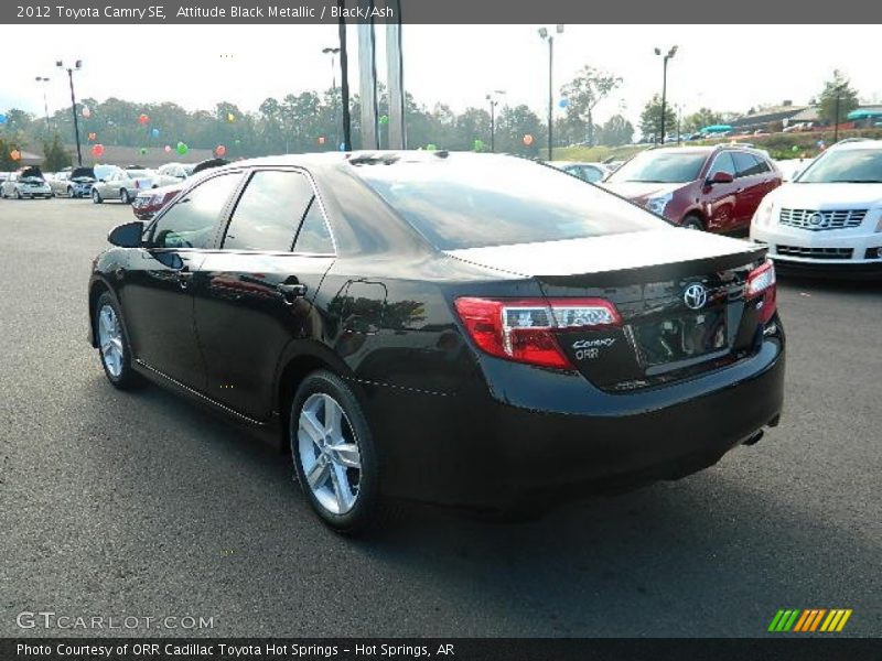 Attitude Black Metallic / Black/Ash 2012 Toyota Camry SE