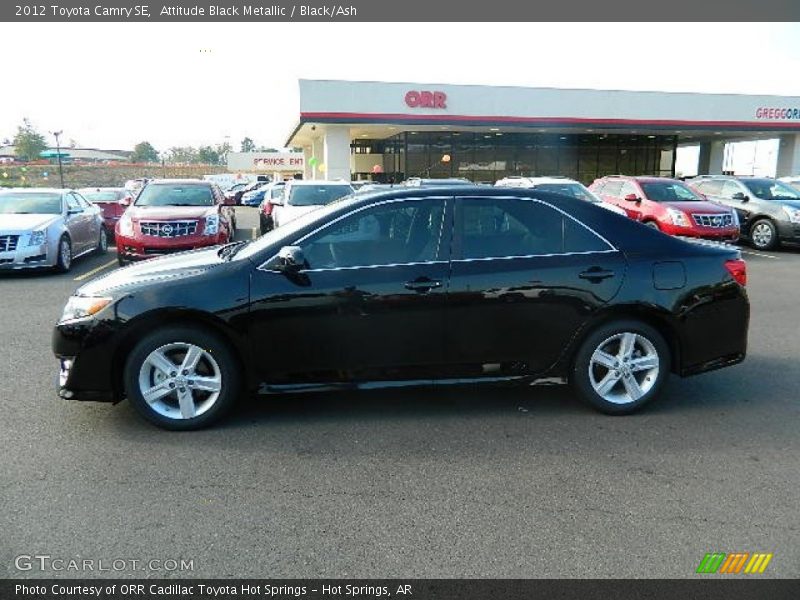 Attitude Black Metallic / Black/Ash 2012 Toyota Camry SE