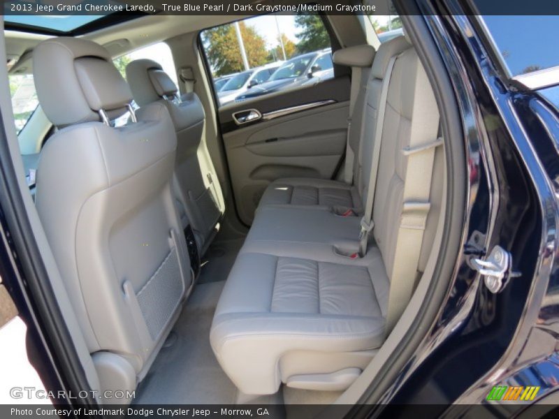 True Blue Pearl / Dark Graystone/Medium Graystone 2013 Jeep Grand Cherokee Laredo