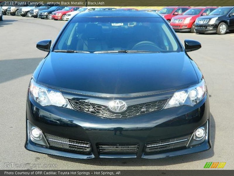 Attitude Black Metallic / Black/Ash 2012 Toyota Camry SE