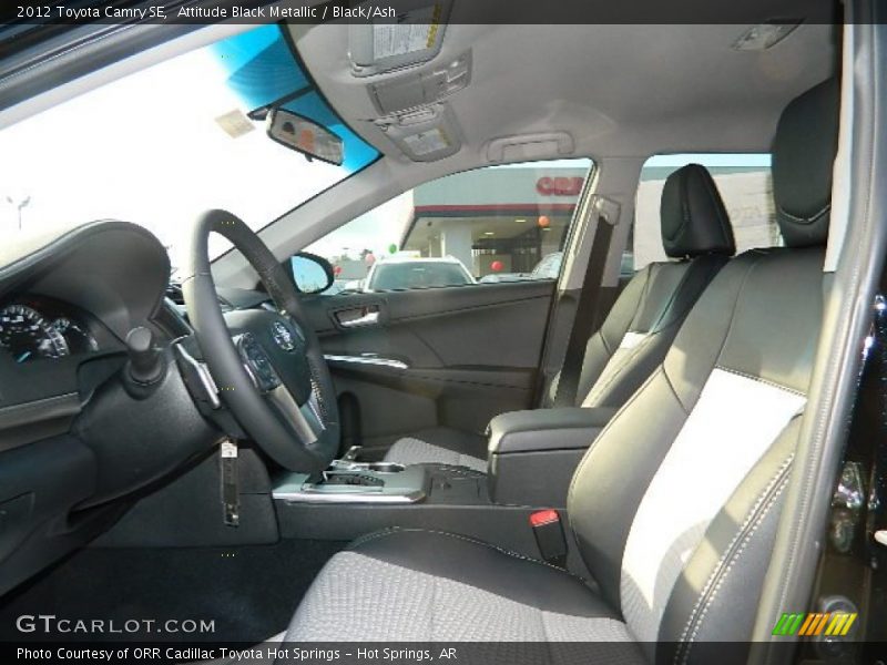 Attitude Black Metallic / Black/Ash 2012 Toyota Camry SE