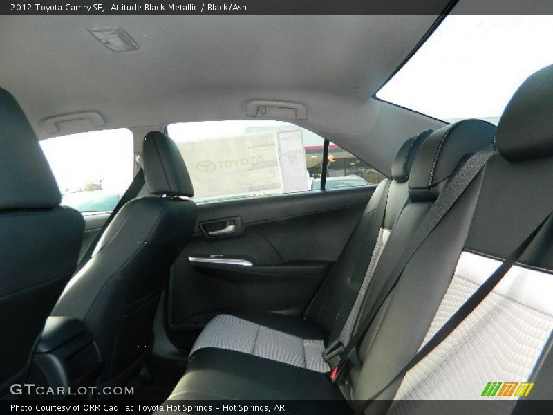 Attitude Black Metallic / Black/Ash 2012 Toyota Camry SE