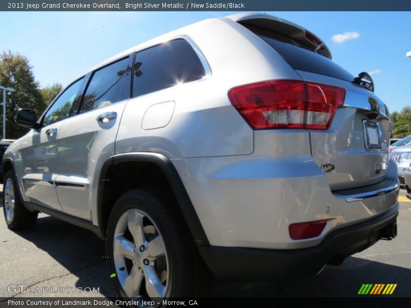 Bright Silver Metallic / New Saddle/Black 2013 Jeep Grand Cherokee Overland