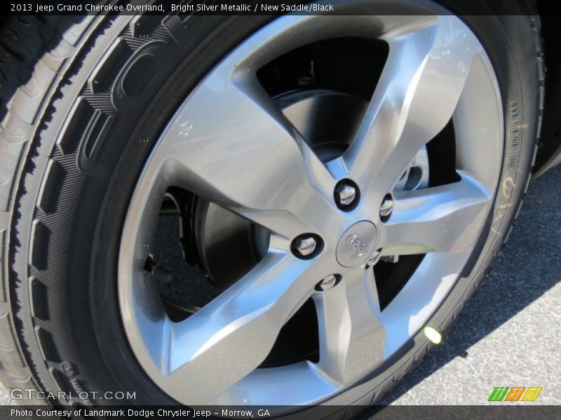 Bright Silver Metallic / New Saddle/Black 2013 Jeep Grand Cherokee Overland