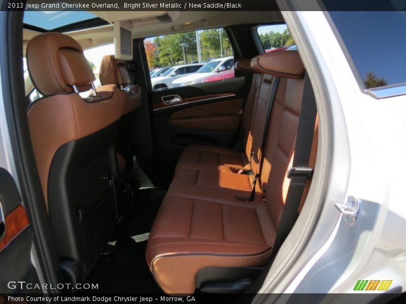 Bright Silver Metallic / New Saddle/Black 2013 Jeep Grand Cherokee Overland