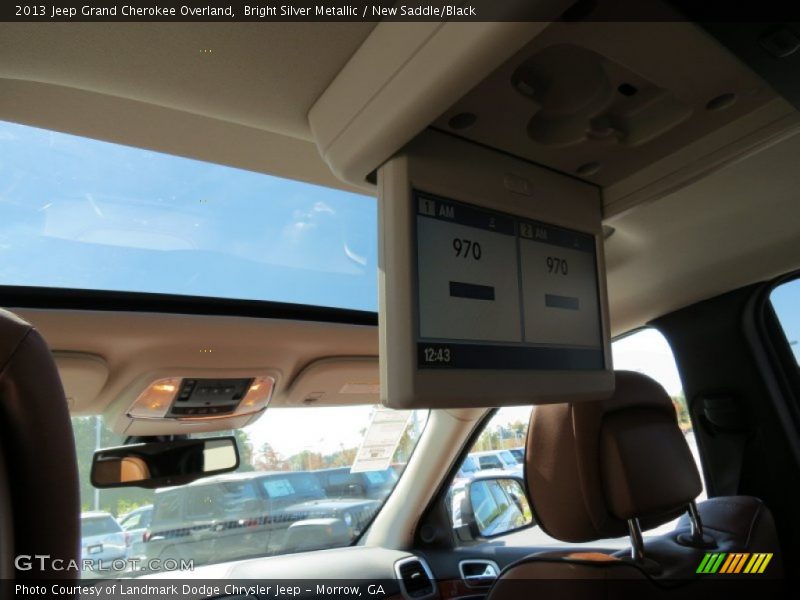 Bright Silver Metallic / New Saddle/Black 2013 Jeep Grand Cherokee Overland