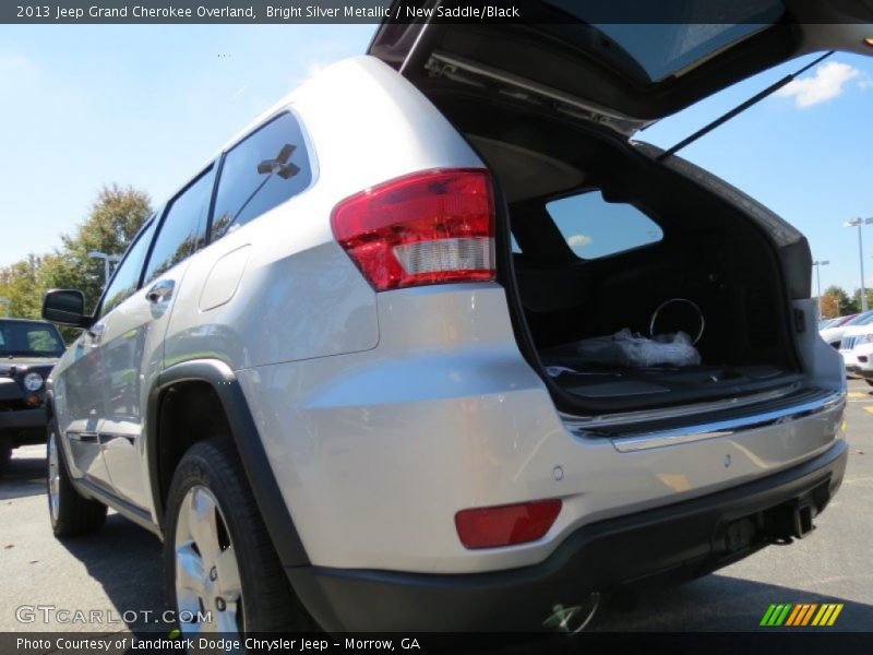 Bright Silver Metallic / New Saddle/Black 2013 Jeep Grand Cherokee Overland