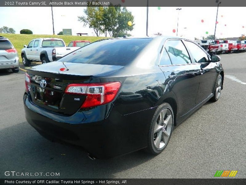 Attitude Black Metallic / Black/Ash 2012 Toyota Camry SE