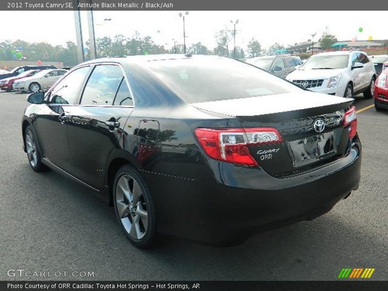 Attitude Black Metallic / Black/Ash 2012 Toyota Camry SE