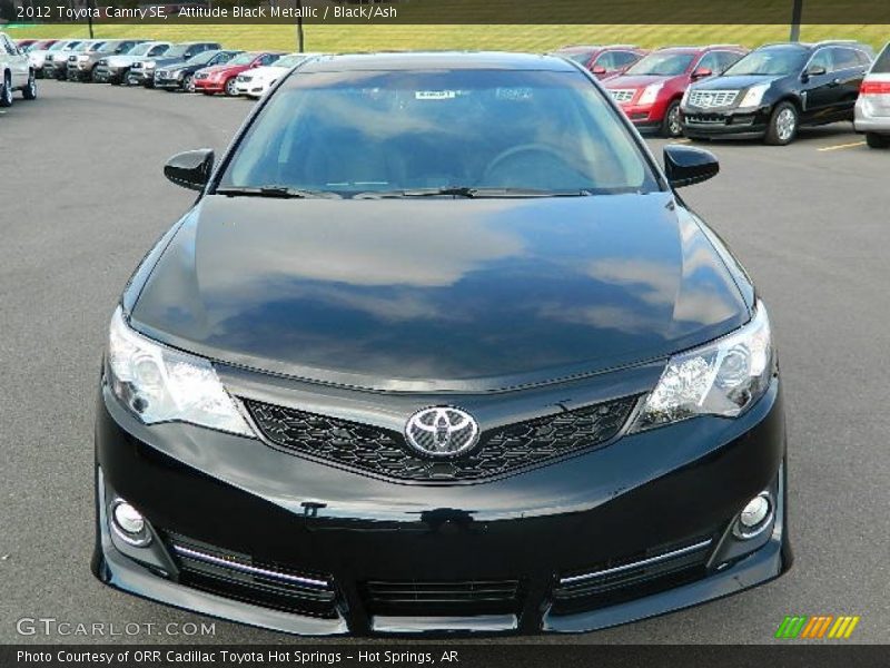 Attitude Black Metallic / Black/Ash 2012 Toyota Camry SE