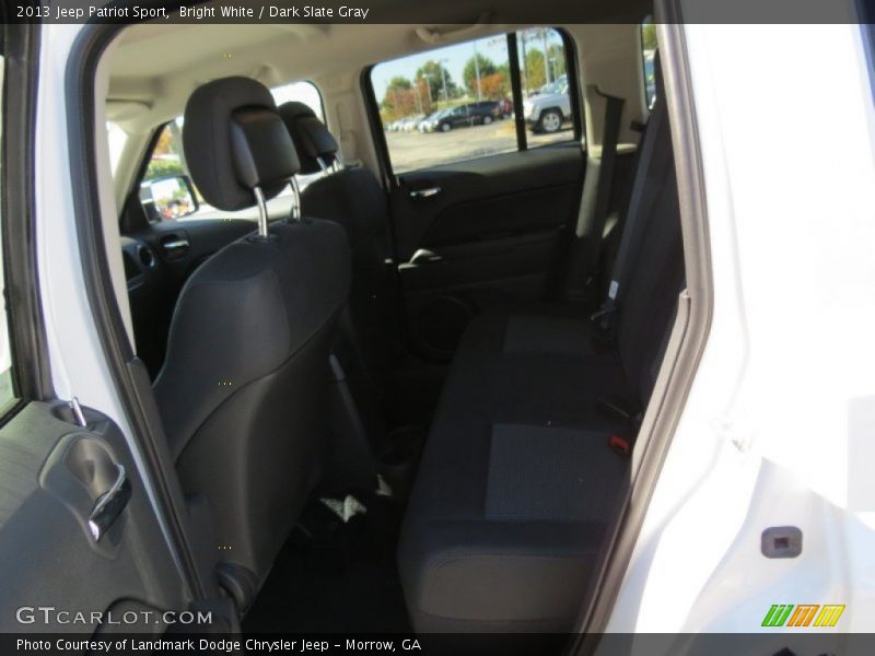 Bright White / Dark Slate Gray 2013 Jeep Patriot Sport