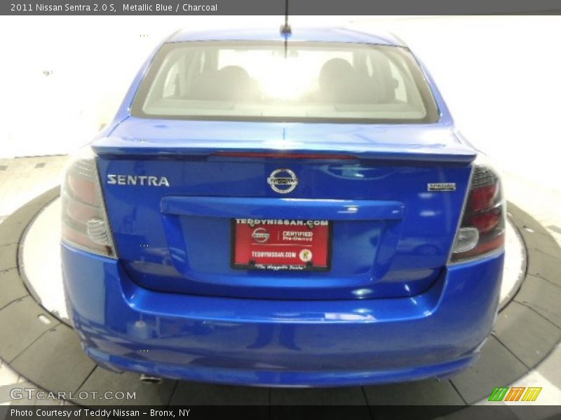 Metallic Blue / Charcoal 2011 Nissan Sentra 2.0 S