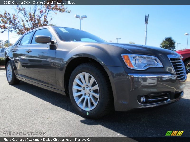 Granite Crystal Metallic / Black 2013 Chrysler 300