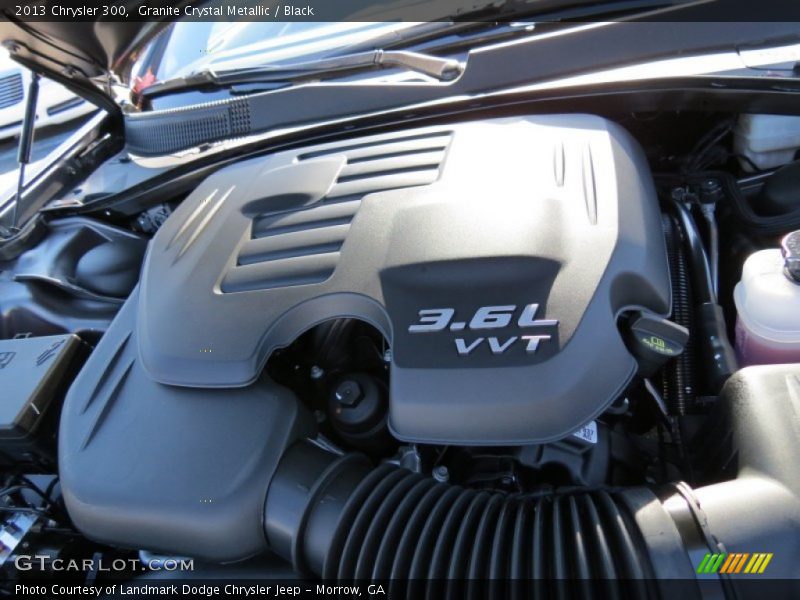 Granite Crystal Metallic / Black 2013 Chrysler 300