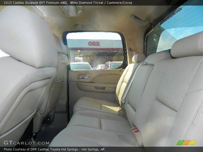 White Diamond Tricoat / Cashmere/Cocoa 2013 Cadillac Escalade EXT Premium AWD
