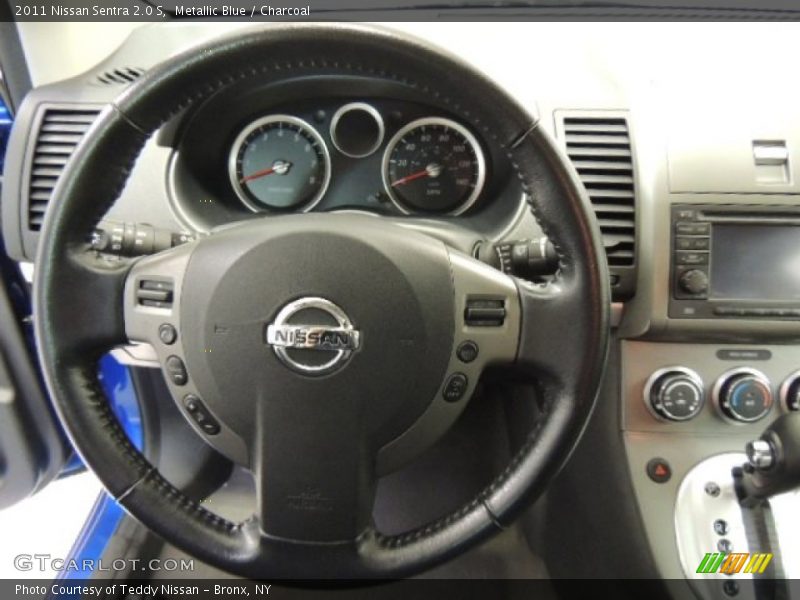 Metallic Blue / Charcoal 2011 Nissan Sentra 2.0 S