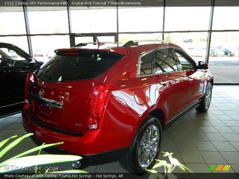 Crystal Red Tintcoat / Shale/Brownstone 2013 Cadillac SRX Performance FWD