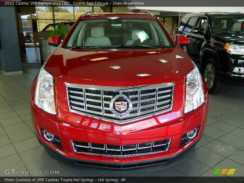 Crystal Red Tintcoat / Shale/Brownstone 2013 Cadillac SRX Performance FWD