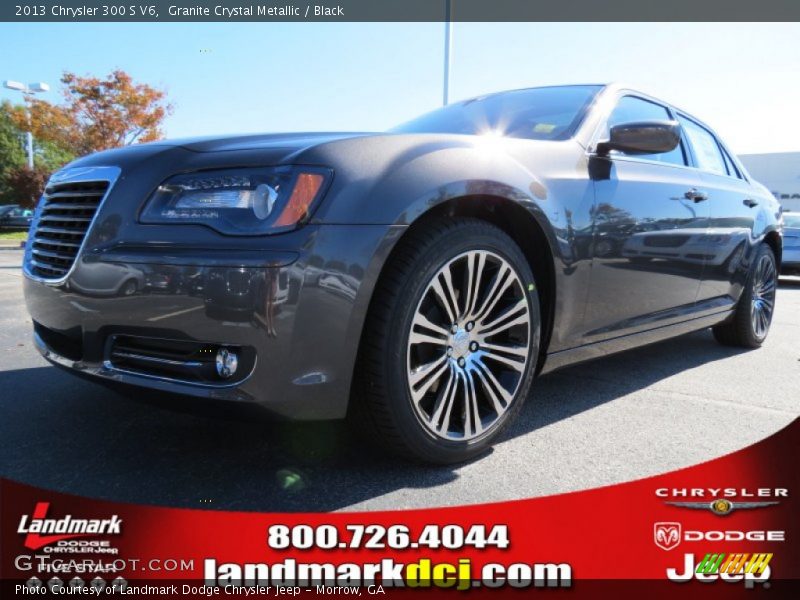 Granite Crystal Metallic / Black 2013 Chrysler 300 S V6