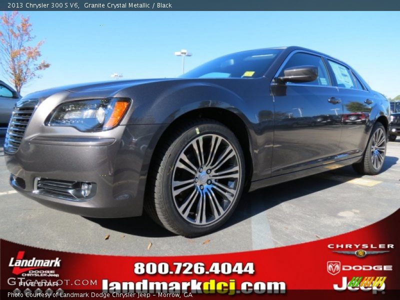 Granite Crystal Metallic / Black 2013 Chrysler 300 S V6