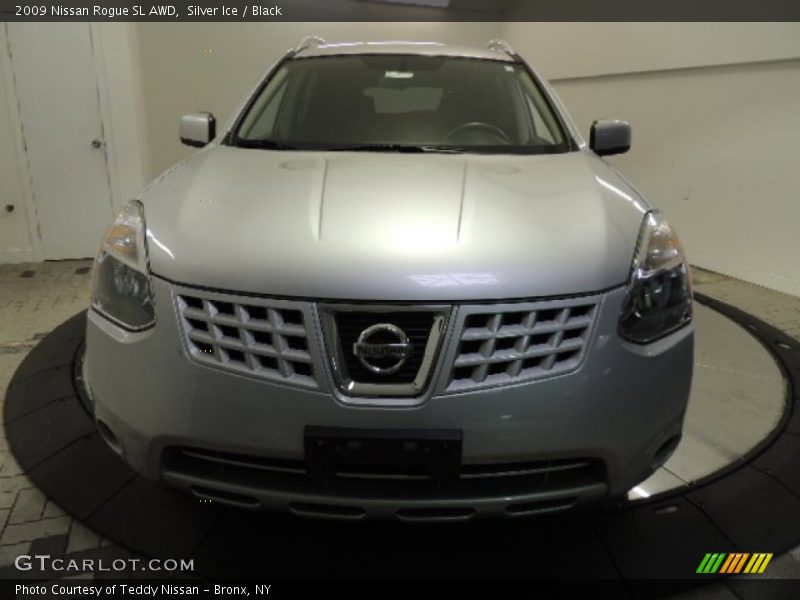 Silver Ice / Black 2009 Nissan Rogue SL AWD