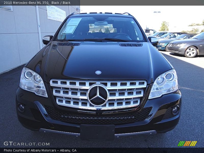 Black / Black 2010 Mercedes-Benz ML 350