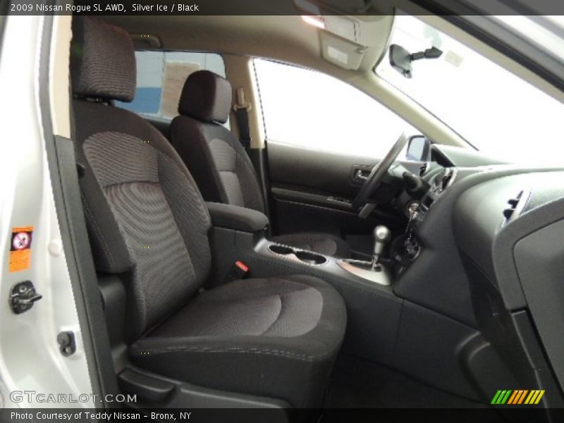 Silver Ice / Black 2009 Nissan Rogue SL AWD